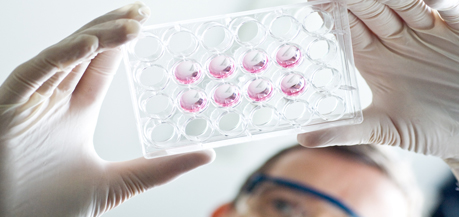 researcher in lab