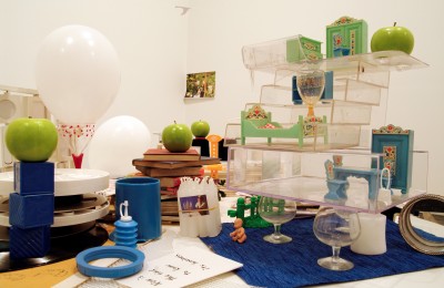 Midori Mitamura, Art & Breakfast, Melbourne (detail), 2011, installation view. Photo: Midori Mitamura
