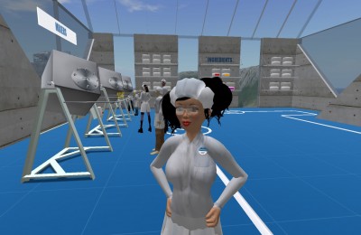 An avatar in Pharmatopia