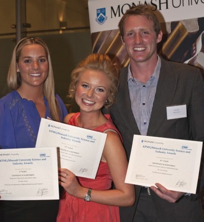 L- R: Katie Nurse, Millicent Brearly, and Stuart Inglis