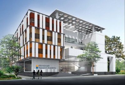 A building planned to cater for growing enrolments at the IITB-Monash Research Academy