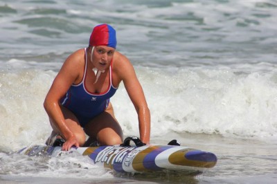 Emma Armstrong competing in the Victorian Open Iron Woman Championship