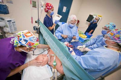 Simulation provides students with a realistic experience and can use computer-based manikins, and may use cadavers or animal tissue