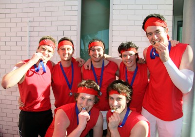 A team of winners at the 2011 Monash Games