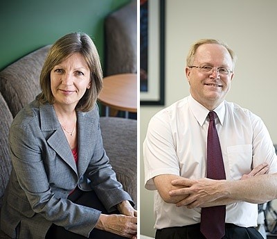 Helen Bartlett and Robin Pollard