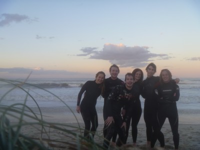 Some of TeamMONASH at Lennox Heads