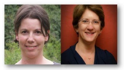 (L-R) Dr Catherine Itman and Professor Kate Loveland